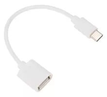 Кабель REXANT 18-1180 USB OTG, шт. Type-C–гн. USB-A, 2,4A, 0,15м, ПВХ, б