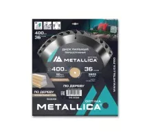 Пильный диск по дереву METALLICA Optima 400x50 мм 36 зубов, Т=3,5 мм продольный 903056
