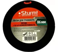 Леска триммерная Sturm GT3535-3.0-8-86 звезда 3.0мм/86м