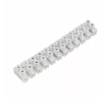 Клеммная колодка REXANT 07-5040 ( уп. 10 штук ) винтовая КВ-40 (25-40 мм²), ток 100А, белая (ЗВИ) 07-5040