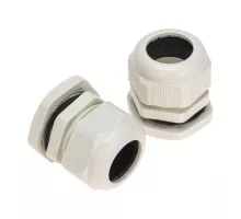 Кабельный ввод REXANT 07-8029-A2 PG-29 (18-25мм) серый, комплект (2 шт/уп)