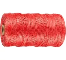 Шпагат многоцелевой полипропиленовый STAYER MASTER d=1,5 мм, красный, 60 м 50079-060