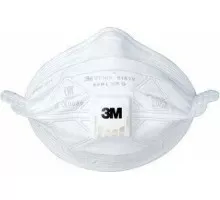 Противоаэрозольная фильтрующая полумаска 3M VFlex® 9161V 15 шт/уп [7100102650]