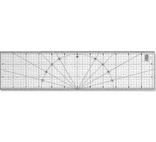 Линейка Olfa OL-MQR-15x60 разметочная, метрическая, 150х600мм