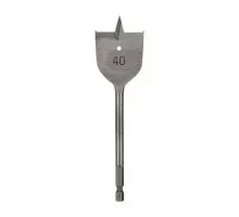 Сверло по дереву Kranz 40х152 мм шестигр. хвост. KR-91-0677
