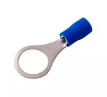 Наконечник REXANT 08-0037 ( уп 100 шт ) кольцевой изолированный ø 10.5 мм 1.5-2.5 мм² сини [08-0037]