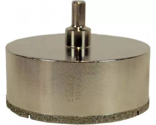 Алмазная коронка для мокрого сверления STURM 1055-10-10070 по керамограниту 100х70 мм, хвост. с проточками Алмазная коронка для мокрого сверления STURM 1055-10-10070 по керамограниту 100х70 мм, хвост. с проточками