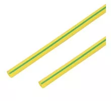 Термоусаживаемая трубка Proconnect 55-2007 20,0/10,0 желто-зеленая (упак. 10 шт. по 1м)