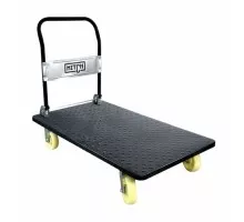 Тележка платформенная HITCH 600кг 650*1100мм металлическая, колеса нейлоновые 150мм SZ086117