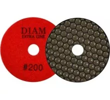 Алмазная тарелка на липучке DIAM АГШК 100*2,0 №200 Extra Line (сухая) 000521