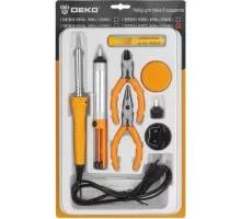 Электропаяльник DEKO SI07 набор для пайки 8 предметов 065-0567