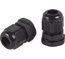 Кабельный ввод REXANT PG-13,5 07-8013-1 ( уп 100 шт ) 6-12 мм черный 07-8013-1
