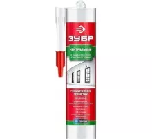 Герметик ЗУБР нейтральный, прозрачный 41237-2