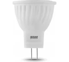 Лампа светодиодная GAUSS MR11 3w 290lm 2700k gu4 led 132517103