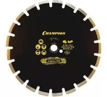 Алмазный диск для резки асфальта CHAMPION Asphafight PRO 350 по бетону,свежий бетон,мягкие блоки) C1610