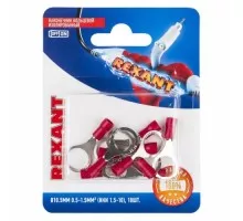 Наконечник REXANT 06-0417-A кольцевой изолированный ø 10.5 мм 0.5-1.5мм² (НКи