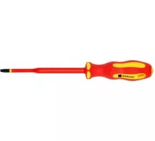 Отвертка диэлектрическая шлицевая Norgau 5,5х125мм vde slim n172 067063155