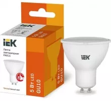 Лампа светодиодная IEK PAR16 5Вт 3000К GU10 Софит LLE-PAR16-5-230-30-GU10