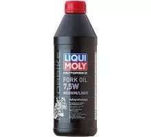 Масло для вилок и амортизаторов LIQUI MOLY Motorbike Fork Oil Medium/Light 7,5W 1 л 2719 синтетическое 2719