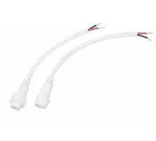Соединительный кабель REXANT 11-9820 (2pin) герметичный (IP67) 2х1,0мм, белый