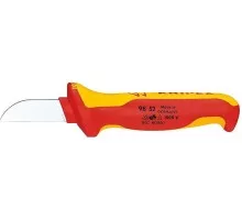 Нож для снятия изоляции диэлектрический KNIPEX 9852SB 190 мм KN-9852SB
