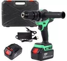 Дрель-шуруповерт аккумуляторная ZITREK Green Impact 18V 2x4.0 Ah ударная 063-4045