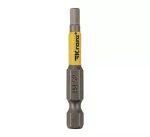 Бита для заворачивания Kranz KR-92-0422-1 шестигранная HEX4х50 мм, 2 шт.