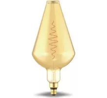 Лампа светодиодная GAUSS Vase filament 8.5w 660lm 2000к е27 golden flexible led 180802105
