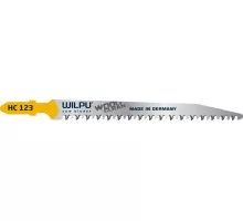 Пилки по дереву WILPU HC 123 (быстрый чистый рез) 5шт/уп 210500005