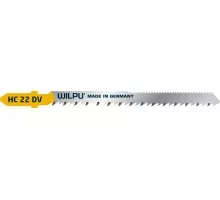 Пилки по дереву WILPU HC 22 DV (криволин., чистый рез) 5шт/уп 217600005