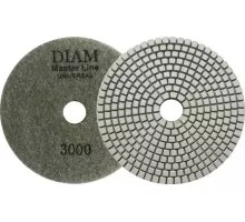 Алмазная тарелка на липучке DIAM АГШК 125*2,5 №3000 Master Line Universal (сухая/мокрая) 000650