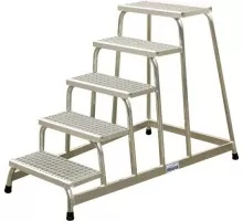 Монтажная подставка KRAUSE STABILO 5 ступеней с решетчатыми ступенями 805355 805355