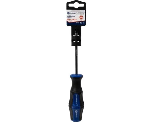 Отвертка крестовая КОБАЛЬТ 646-355 ultra grip ph-2х100 мм, двухкомпонентная рукоятка Отвертка крестовая КОБАЛЬТ 646-355 ultra grip ph-2х100 мм, двухкомпонентная рукоятка