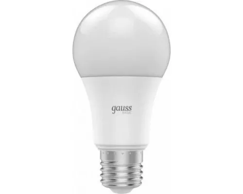Лампа светодиодная GAUSS A60 basic 13,5w 1300lm 4100k е27 led [1023224]