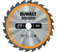 Пильный диск универсальный DeWALT 250х24тх30 мм Construction DT1956-QZ DT1956-QZ