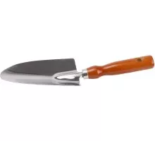 Совок посадочный GRINDA 8-421111 широкий из нержавеющей стали, деревянная ручка, 290 мм 8-421111_z01