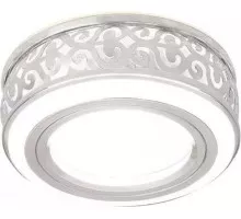 Светильник точечный GAUSS BACKLIGHT кругл. белый/белый, gu5.3, 3w, led 3000k BL090