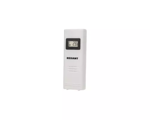 Термометр REXANT 70-0592 электронный с часами и беспроводным выносным датчи