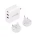 Зарядное устройство REXANT 18-2214 сетевое для iPhone/iPad 2xUSB+2xUSB Type-C