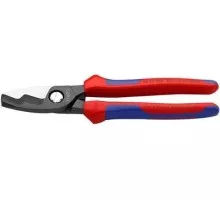 Тросорез KNIPEX 9512200SB 200 мм с двойными режущими кромками, черный KN-9512200SB