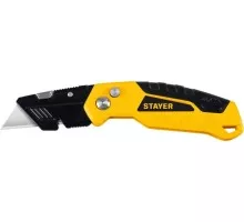 Нож строительный STAYER 0946 Hercules-A24, металлический трапециев. лезвием