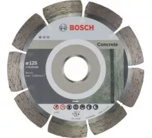 Алмазный диск для резки бетона BOSCH 125-22,23, мм Standard for Concrete 10 шт в уп. 2608603240