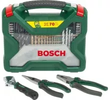 Набор оснастки универсальный BOSCH X-Line 70 предметов + плоскогубцы 2607017197