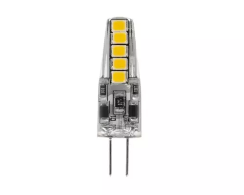 Лампа светодиодная REXANT 604-5008 капсульного типа JC-SILICON G4 12B 2Bт 6500K (сили Лампа светодиодная REXANT 604-5008 капсульного типа JC-SILICON G4 12B 2Bт 6500K (сили