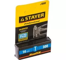 Гвозди для скобозабивателя STAYER ProFIX тип 300, 14 мм, особотвердые, 1000 шт, professiona 31614-14