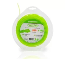 Леска триммерная GREENWORKS 2950207 2,4мм витая
