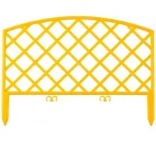 Забор садовый GRINDA ПЛЕТЕНЬ декоративный 24x320см, желтый 422207-Y