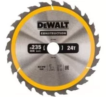 Пильный диск универсальный DeWALT 235х24тх30 мм Construction DT1954-QZ DT1954-QZ