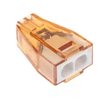 Экспресс-клемма REXANT СМК 773-602 с пастой, 2-проводная 0,75-4 мм² (50шт/уп) 07-5274