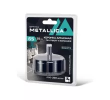 Алмазная коронка для мокрого сверления METALLICA Optima 65x55 мм #80 по стеклу, плитке 901571